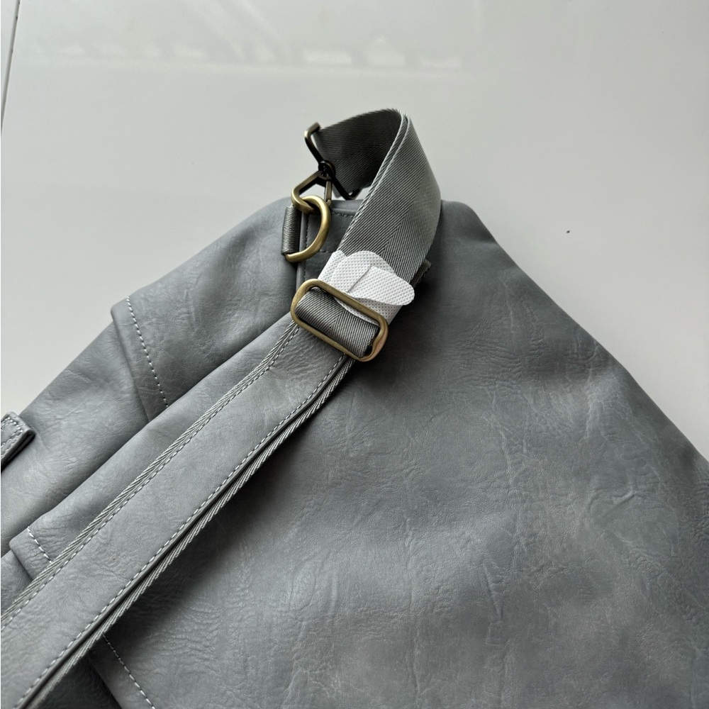 Azaria diaper bag or leather backpack